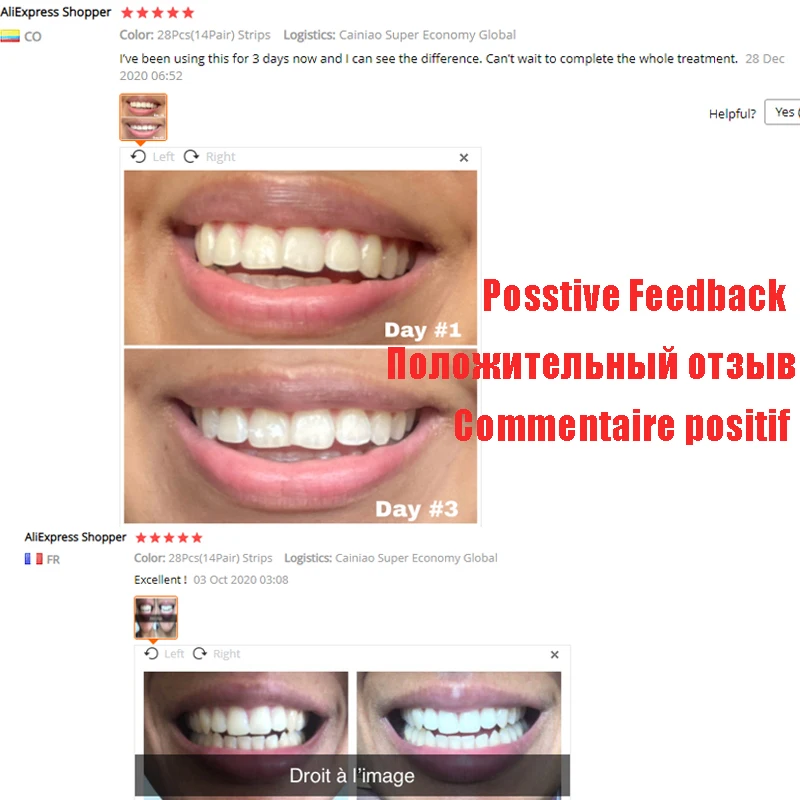 

5D Gel Teeth Whitening Strips White Tooth Dental kit Oral Hygiene Care Strip for false Teeth Veneers Dentist seks Whiten gel