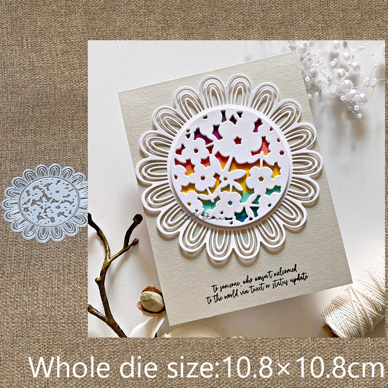

XLDesign Craft Metal stencil mold Cutting Dies Floral Doily decoration scrapbook die cuts Album Paper Card Craft Embossing