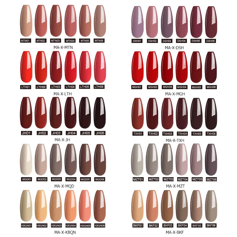 MIZHSE набор гель-лака UV Vernis Полупостоянный Гель-лак лаковое гелевое покрытие для ногтей Отмачивание Чистый Цвет Гель-лак Подарочная коробка салонные наконечники