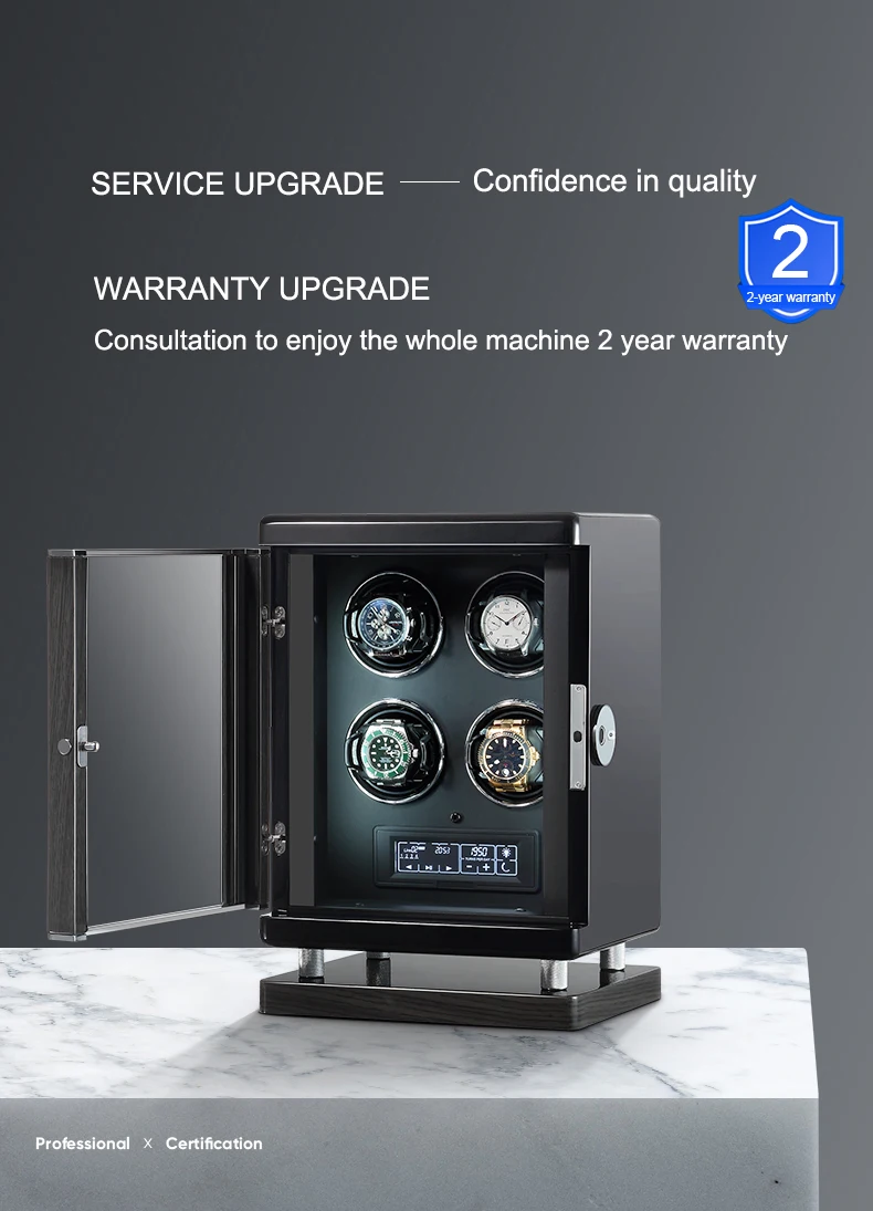 Автоматическая намотка для часов с функцией распознавания отпечатков пальцев