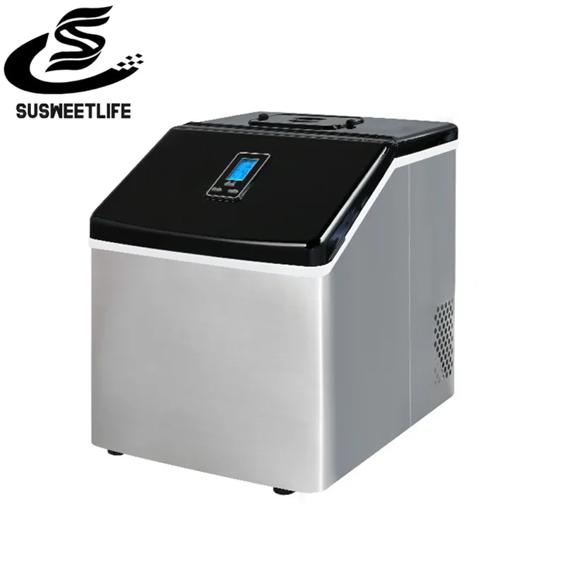 

Ice Maker 25kg Commercial Small Milk Tea Shop Fangbing Home Bar Desktop Bar Square Ice Cube Ice Maker