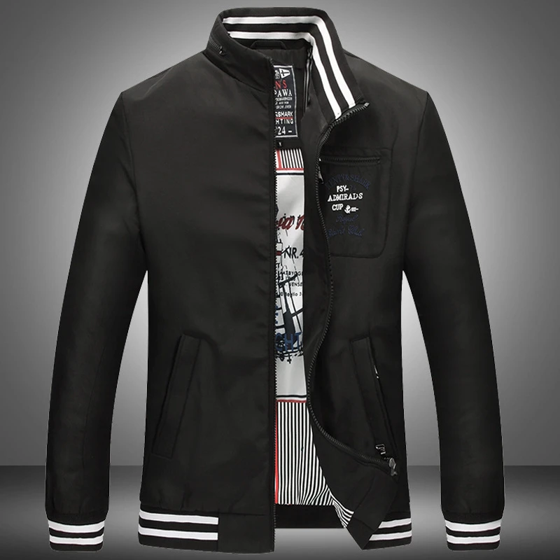 

2020 Winter Padded Thick Cotton Clothes Long Sleeve Men's Outwear Jacket Shark Brand Business Loose Casual Solid Male Warm Coat