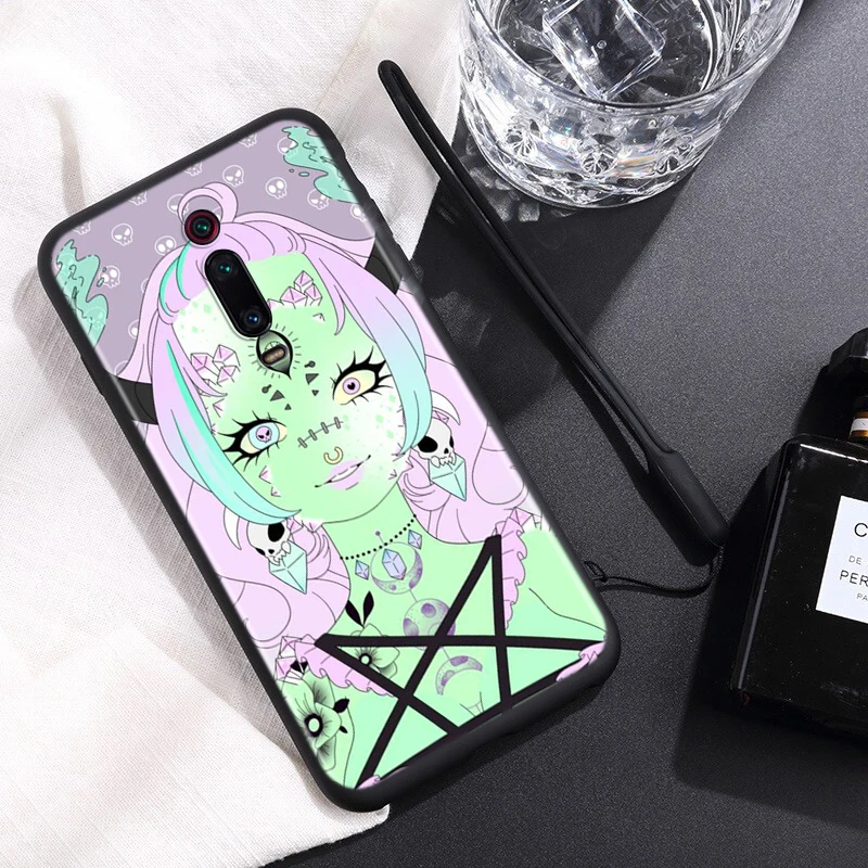 

Bad girl Smoke Eyes for Xiaomi Redmi 10X 9 Prime 9C 9A 8 8A 7 6 5 4X 4 K20 Pro K30 Ultra 7A 6A 6 S2 5A Plus GO Phone Case