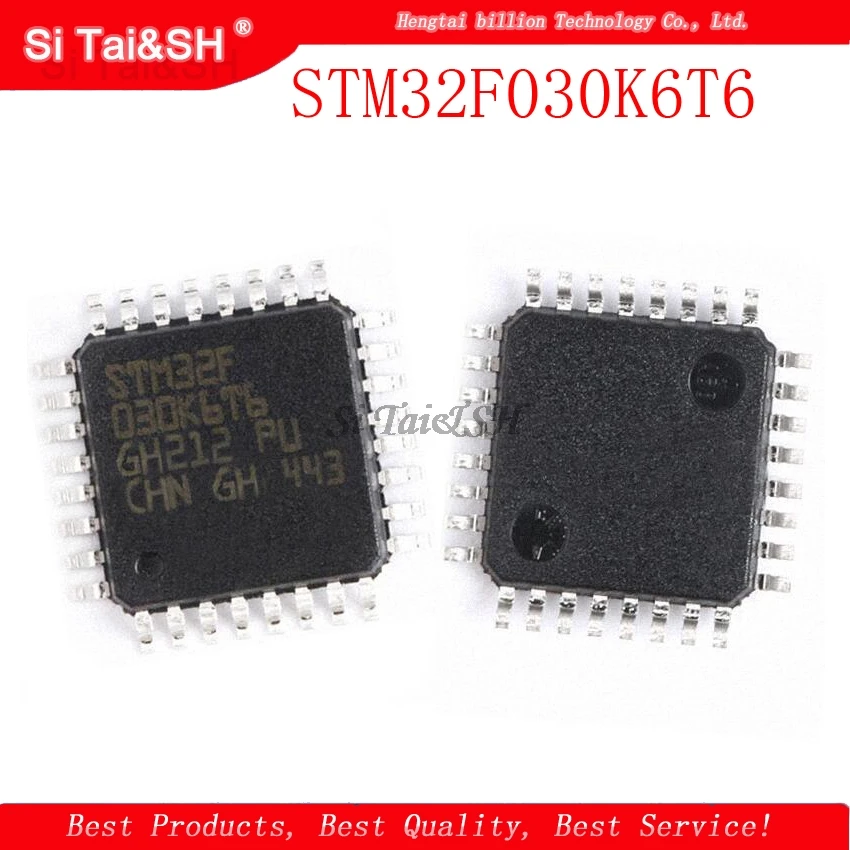 2 шт./лот STM32F030K6T6 STM32F030 STM32F 32F030K6T6 IC MCU 32BIT 32KB FLASH 32LQFP|Интегральные схемы| |