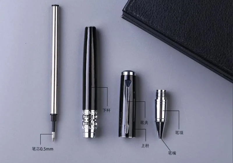 1 шт. Роскошная металлическая ручка шариковая ручка stylo pennen boligrafos kugelschreiber canetas penna kalem ручки для письма caneta 03723