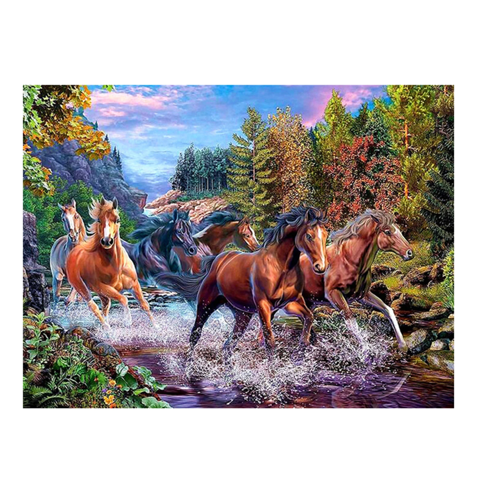 Алмазная 5D картина сделай сам полноразмерная из кристаллов декоративная набор