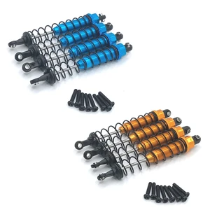 8PCS Metal Oil Filled Front & Rear Shock Absorber Damper for Wltoys 12402-A A323 12409 1/12 RC Car Parts,Blue & Yellow