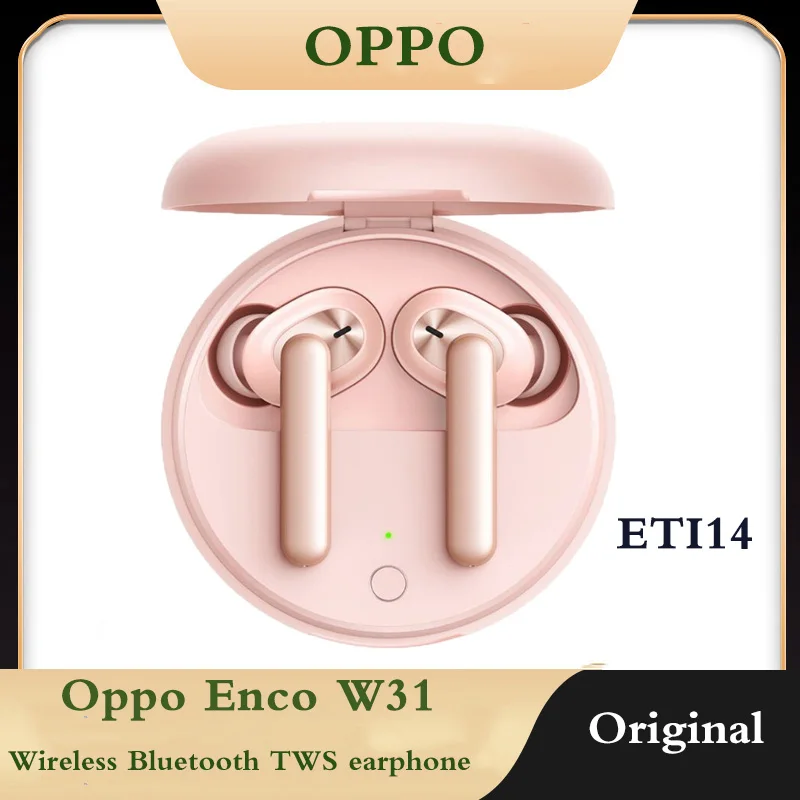 

Oppo Enco W31/ W51 2020 ETI14 True Wireless Tws Bluetooth Earphones R17 Reno ace 2,send silicone protective cover