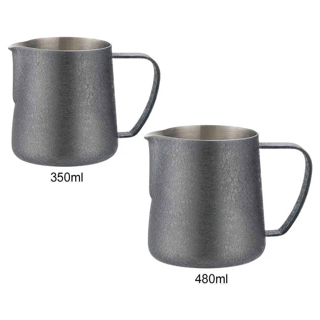 

Household Cream Frother Pointed Mouth Barista Tools Kitchen Supplies Frothing Jug for Cappuccino Latte Art Home Kitchen Office