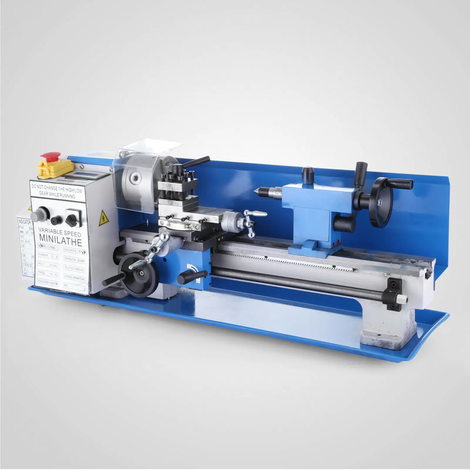 Digital 14" Steel Metal Working 550W Mini Lathe Machine 100mm Chuck 7x14 inch With Accessory Package | Инструменты