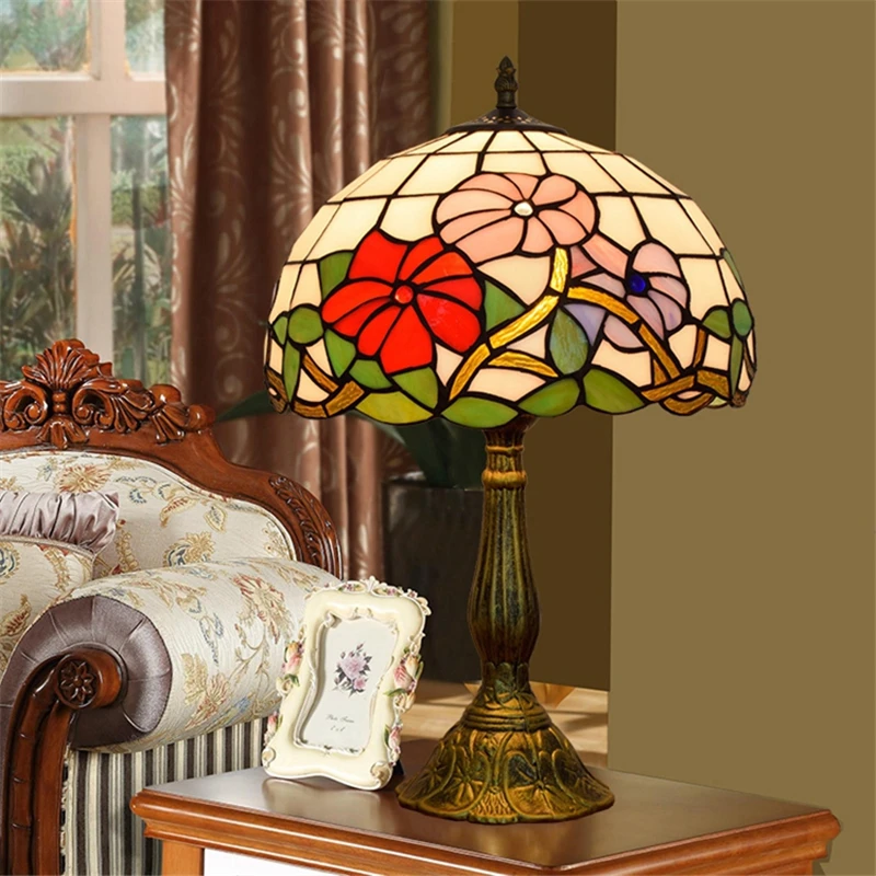 Средиземноморский Декор Турецкая лампа с абажуром Tiffanylamp для спальни гостиной