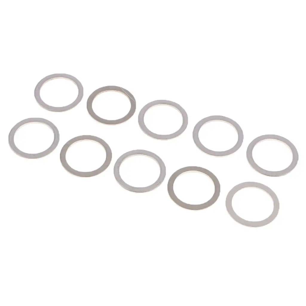 

10Pcs 18 ID 24mm OD Oil Drain Plug Crush Washers Gaskets Aluminum Alloy For Toyota for Lexus