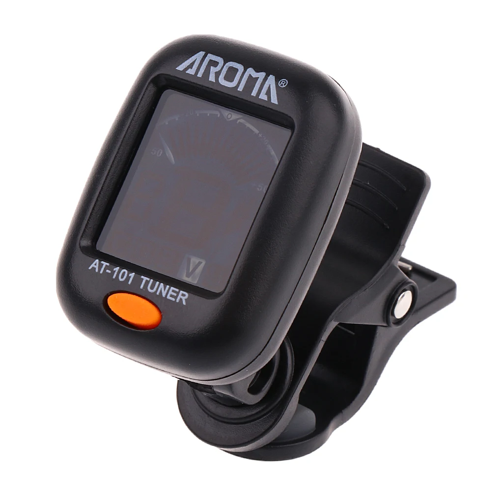 Цифровой клип на гитарный тюнер запчасти для акустической гитары вращающийся 360