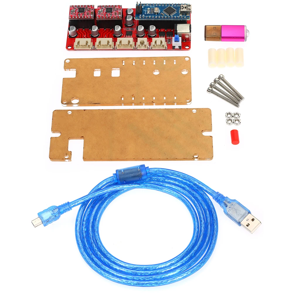 12V DIY деревообрабатывающий аппарат для лазерной порезки Управление плата