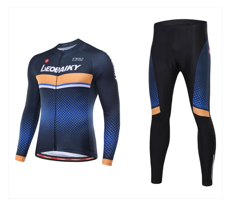 Newest Winter Thermal Fleece Cycling Jersey Set Men Pro Team Bike Clothing Mtb Racing Bicycle Sport Cycle Clothes Long Sleeves
