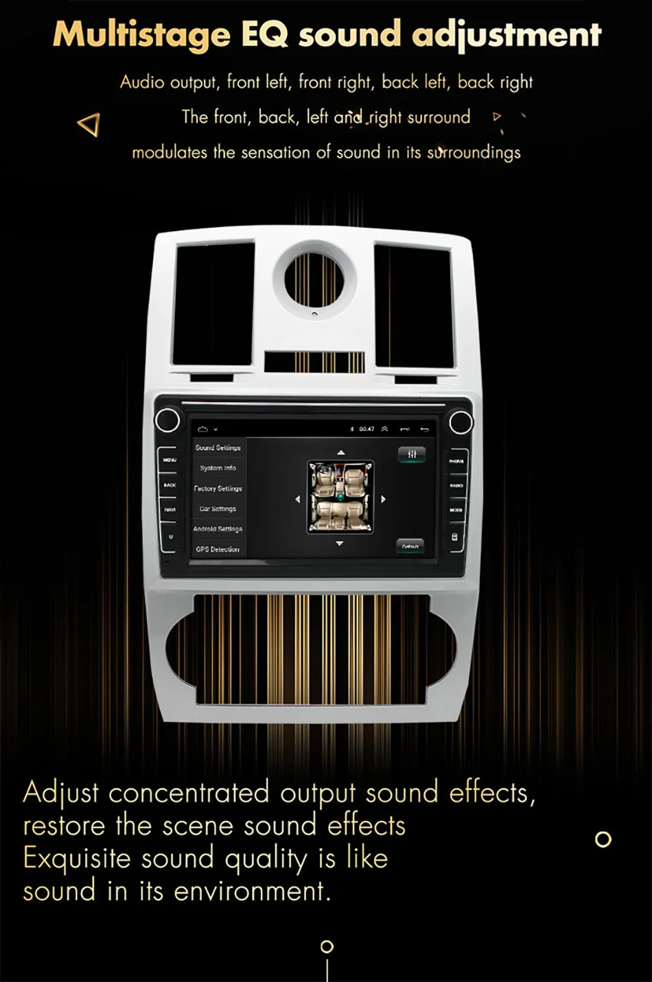 Автомагнитола для Chrysler 300C 2005 2006 2007 мультимедийный видеоплеер на Android DVD стерео