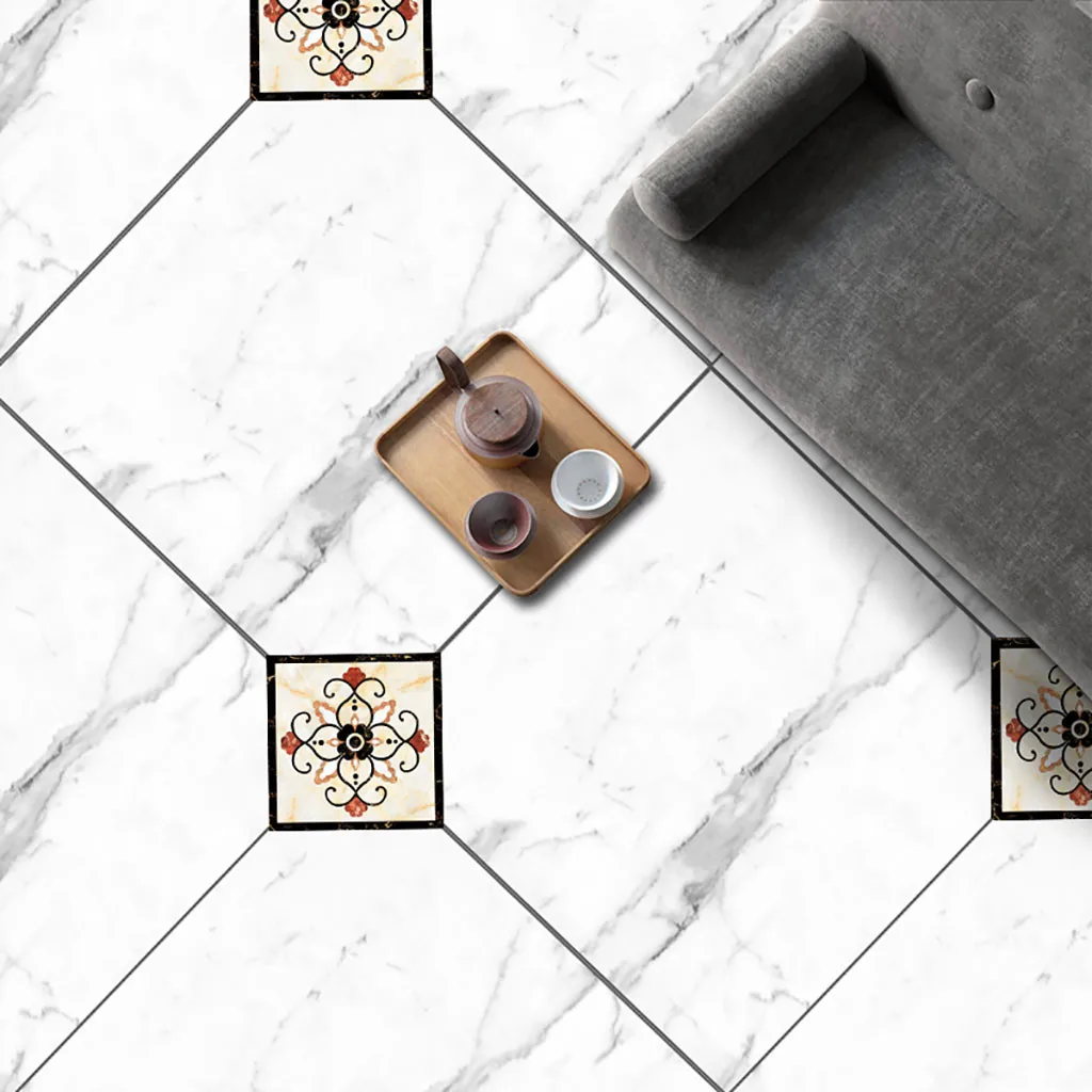 Мраморная мозаика пилинг и палка настенная плитка самоклеющиеся щитки DIY Кухня