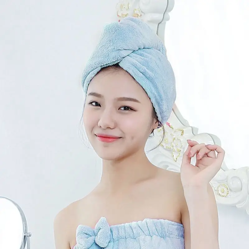 Высококачественное волшебное полотенце для сухих волос быстросохнущее из