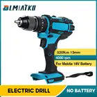 3 в 1 Зажимной патрон с крутящим моментом нм, 13 мм, электрическая дрель, плоский молоток, сверлильный электрический шуруповерт, инструменты, подходят для батареи Makita 18 в