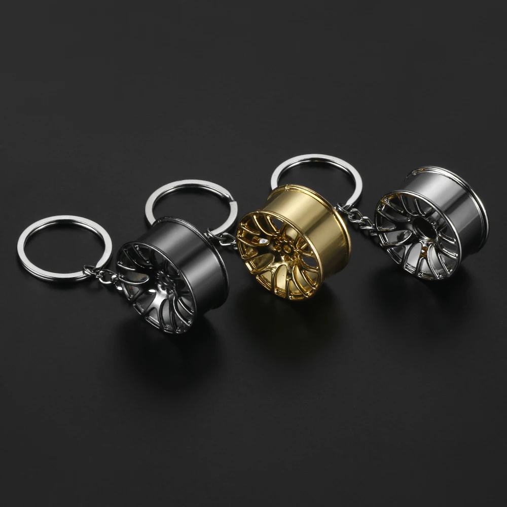 Fashion Wheel Rim Hub Tuning Keychain Keyring Pendent Car Truck Accessories Key Chain Ring Toy Modle Gift | Автомобили и