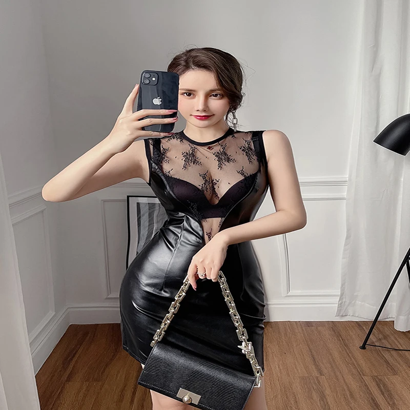 Пикантные цепь для выхода в ночной клуб связь с цветочным рисунком из сетчатой