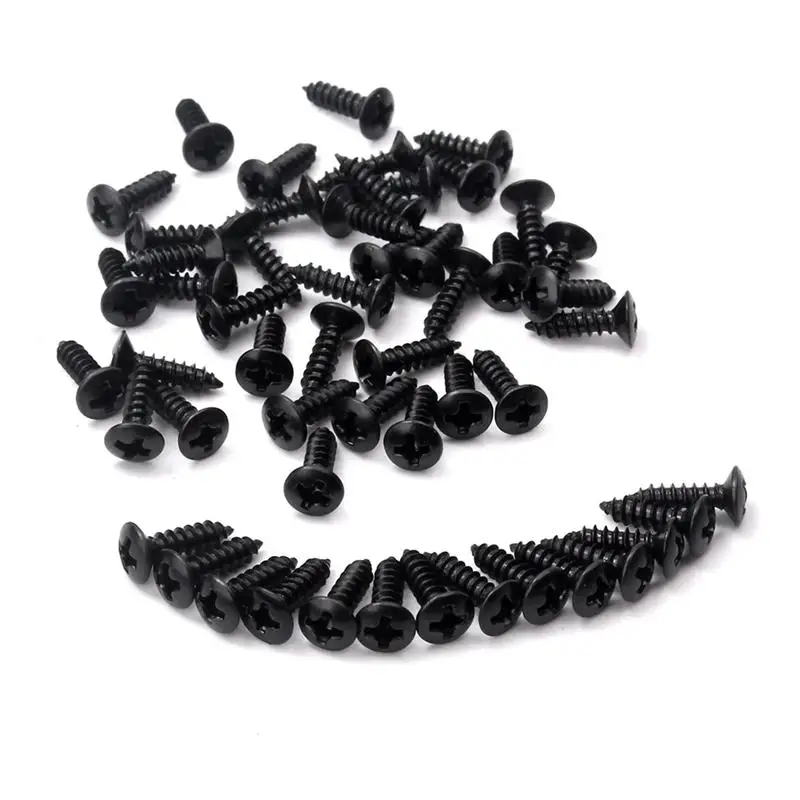 100 Pickguard Screw Easy to Install Professional Durable High Quality Guitar for Bass DIY | Спорт и развлечения