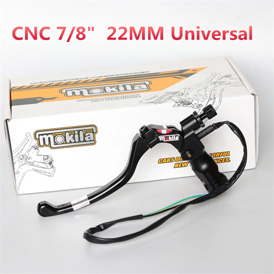 

CNC Motorcycle Cable Clutch Lever Perch Brake Lever 7/8" 22mm For Honda etc Dirt Bike Motorcross
