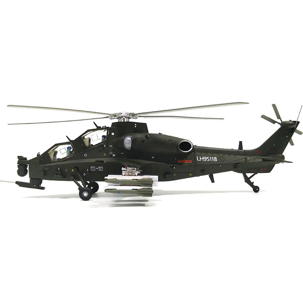 

1:48 WZ-10 Alloy Diecast Helicopter Model Military Model for Home Decoration