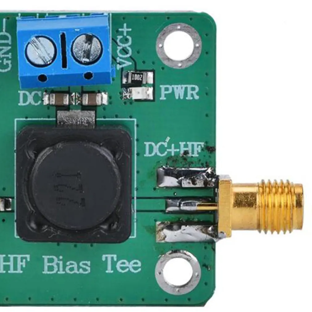 HF DC Bias Tee 50K-60MHz RF СВЧ Dc Фидер для коротких волн RTL SDR LNA HAM радио усилитель антенны |
