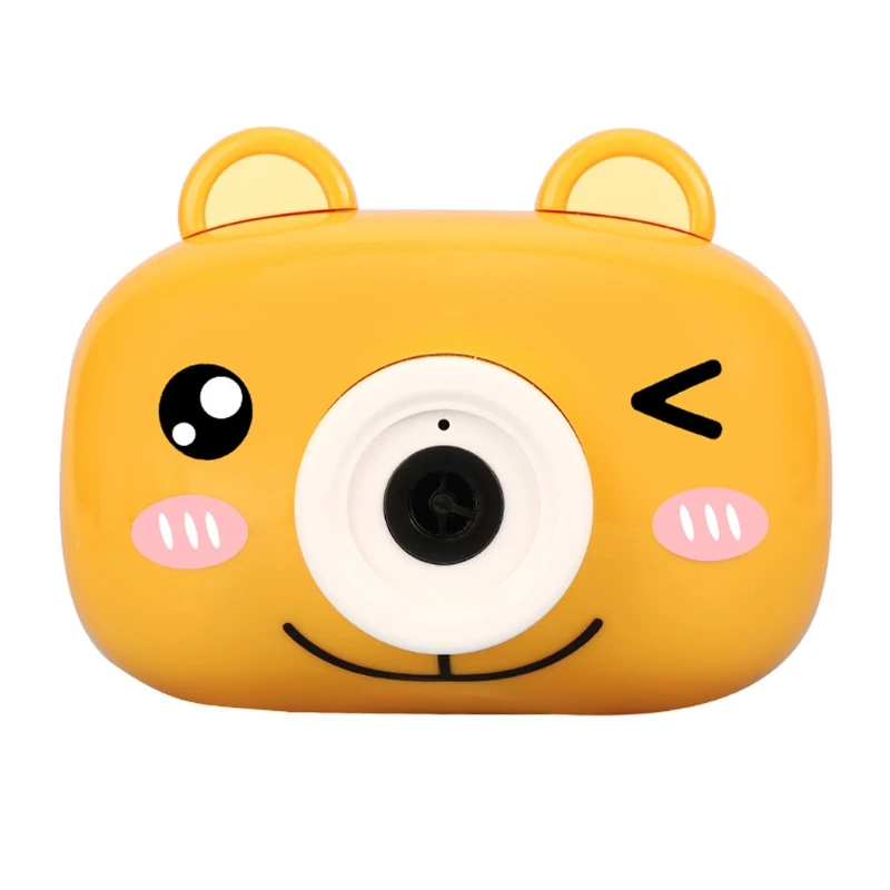 

Children Cartoon Animal Bubble Blower Machine Music Light Blowing Soap Camera