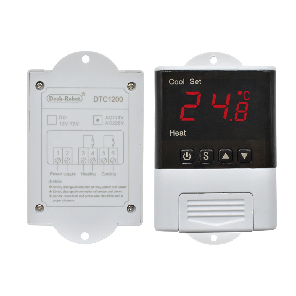 AC110V 220V W3001 XH-W3001 цифровой термостат для контроллер температуры для инкубатора DC 12V 24V терморегулятор тестер температуры