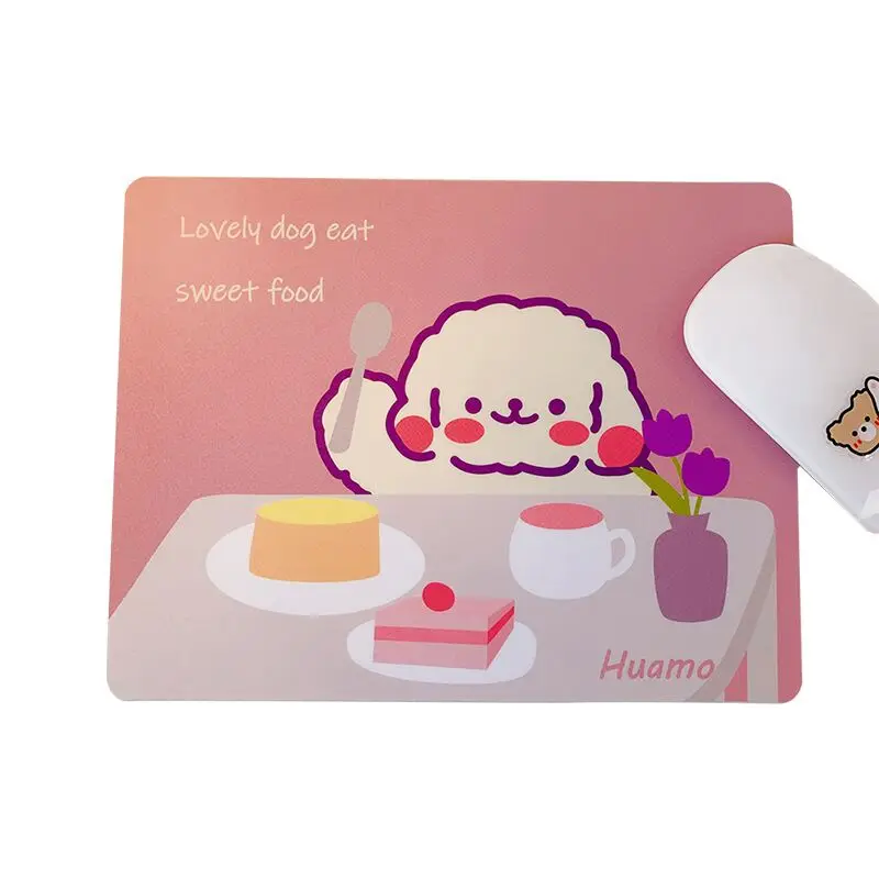 

Kawaii Bear Antiskid Waterproof Desk Mat Mouse Pad Computer School Office Stationery Accessories