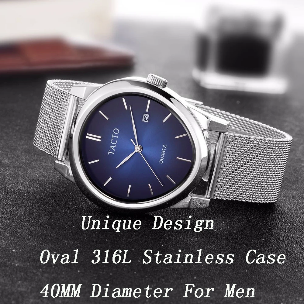 2019 модные мужские часы из нержавеющей стали спортивные аналоговые кварцевые