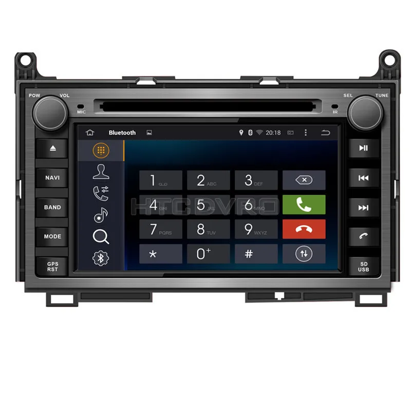YMODVHT 7 дюймов 4G Восьмиядерный Android 9 0 1 автомобильный dvd плеер для Toyota Venza 2008 GPS