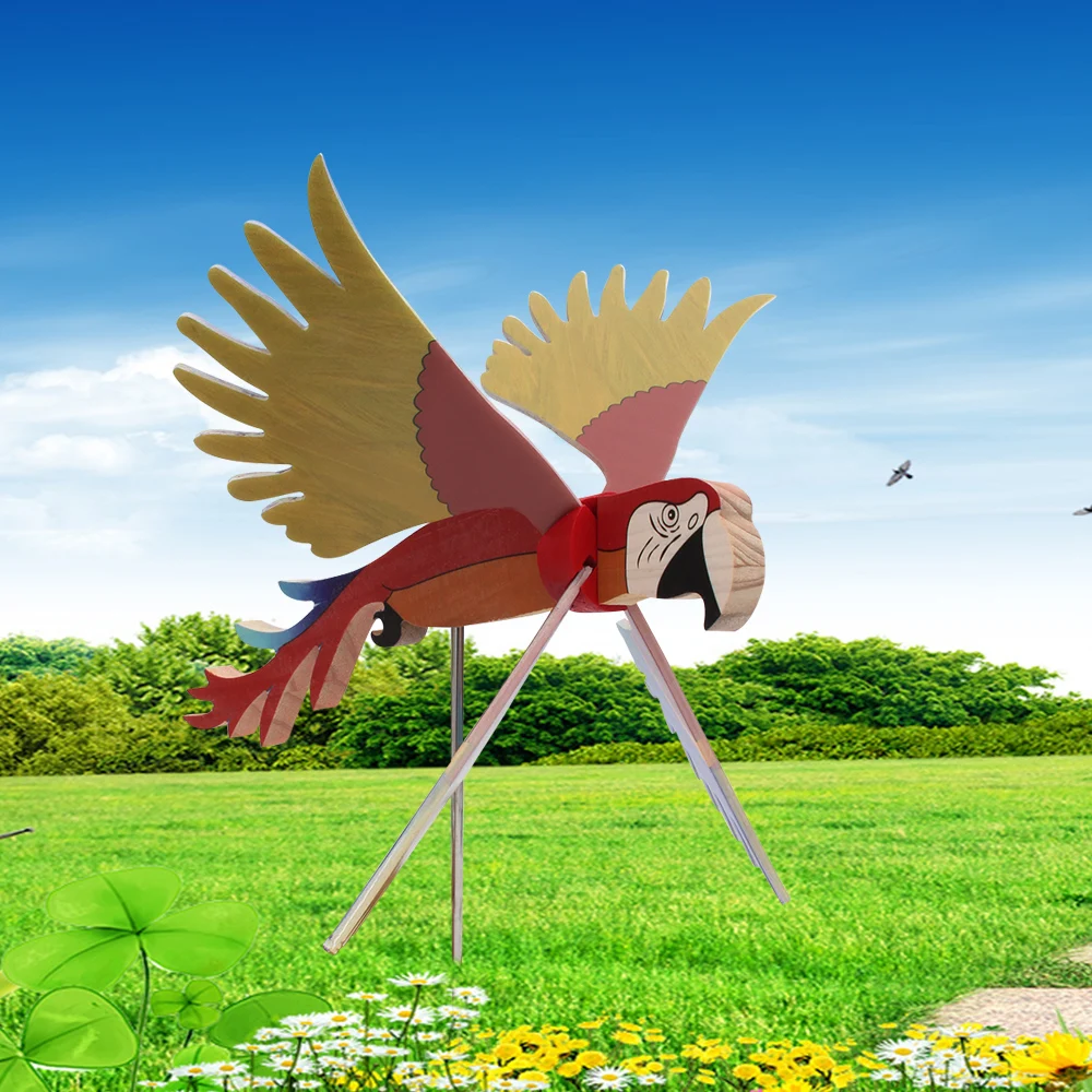 

Animal Shape Garden Art Wind Spinner Plastic Park Wind Yard Windmill Decor