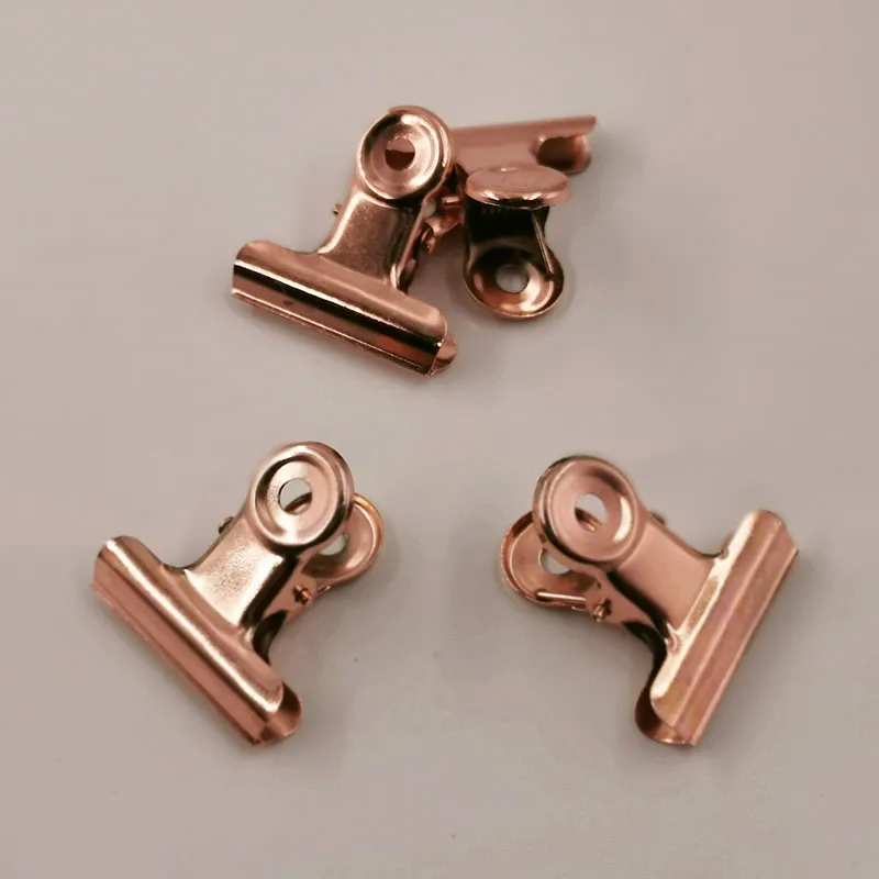 20 шт./компл. 21 мм * 23 круглые металлические зажимы для бумаги билета бирки мешков