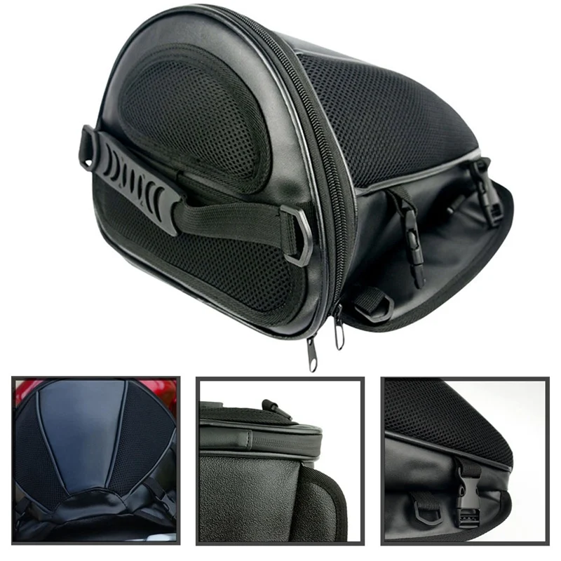 

Motorcycle Bike Sports Waterproof Back Seat Carry Bag Luggage Tail Bag Saddlebag Bicycle Motorbike Tail Bag Riding Backpack