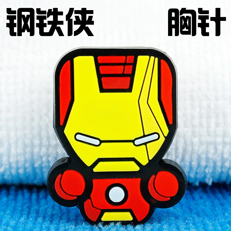 Брошь супергероя Железный человек Тони Старк Капитан Америка Тор Халк Ник ярость