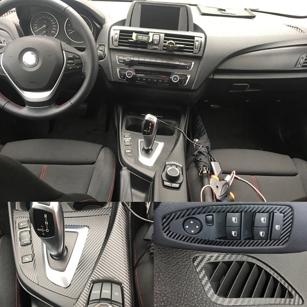 Для BMW 1 серия F20 2012-2016 интерьерная Центральная панель управления дверная ручка 5D