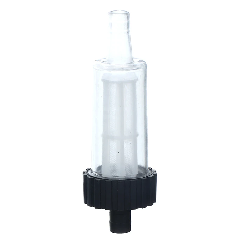 

1pc 1/2 inch Pipe Nylon Mesh Water Pump Filter Transparent 14~17mm Hose Filter Garden Irrigation Sprayer Filter