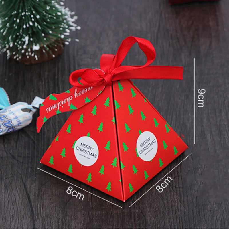 1 шт. креативная Рождественская обертка для конфет Подарочная коробка выпечки