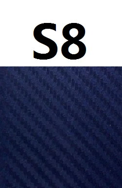 S8-Purple blue Градиентные цветные наклейки для samsung S10 Plus S10E S9 S8 S7 Edge защитная пленка из углеродного волокна аксессуары для мобильных телефонов EEMIA - Цвет: S8-Purple blue
