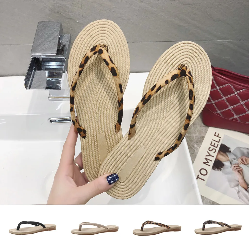 

SAGACE 2019 women's slippers female Flip-Flops women beach Fashion Wild Cool Slippers women Flat Casual Beach Slippers Shallow