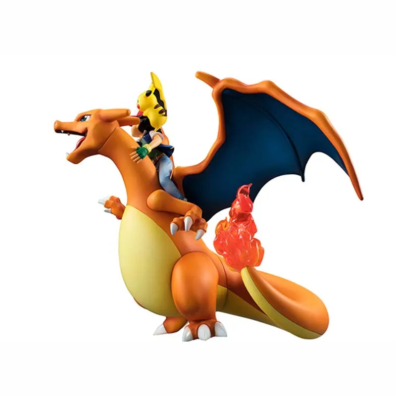 Фигурка аниме Takara Tomy Эш Кетчум Пикачу лизардон модель игрушки фигурка покемона