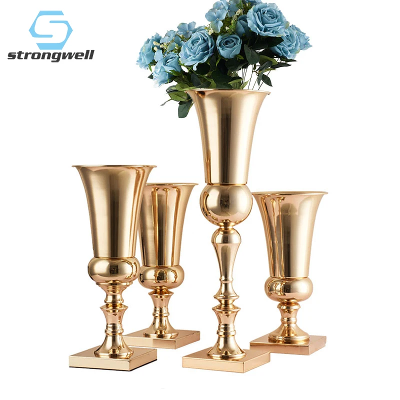 

Strongwell ремесла, европейская Современная Цветочная композиция, украшение для рабочего стола, мебель для гостиной, металлические вазы