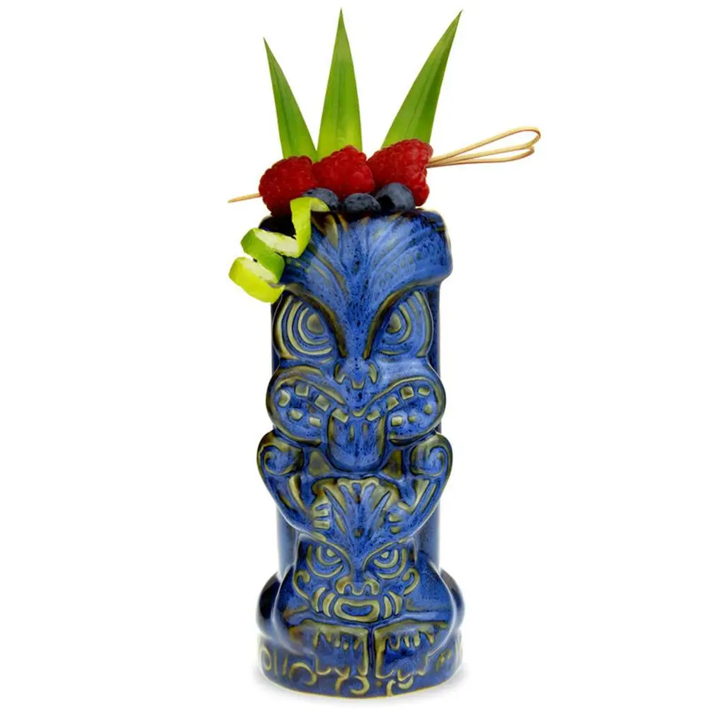 450 мл кружка в форме Совы Tiki керамическая чашка для коктейлей пивных напитков