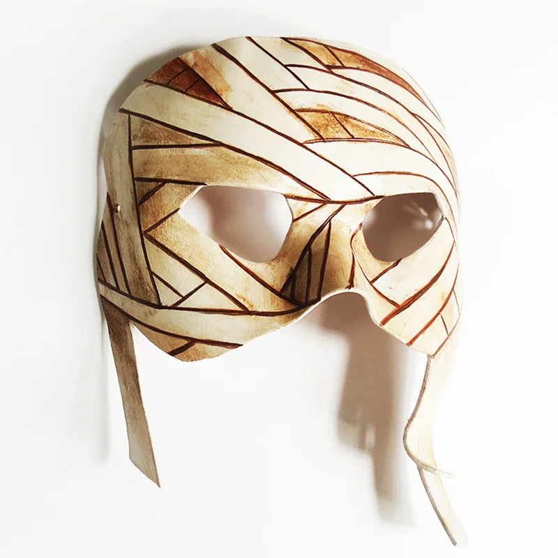 Маскарадная маска для Хэллоуина из натуральной коровьей кожи маскарадные маски