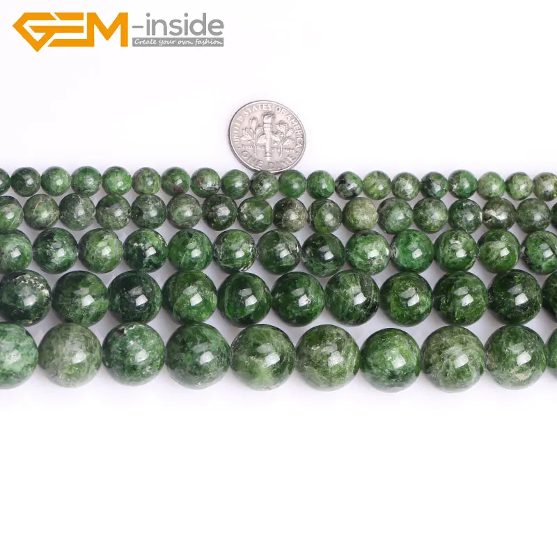 Драгоценный камень внутри класса АА 7 14 мм натуральный круглый зеленый