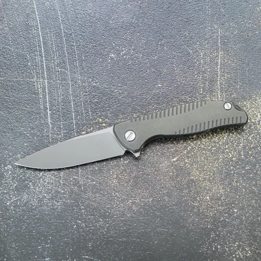 Green Thorn F95 R18/R19 складной нож для ежедневного использования, D2 bladeTitanium ручкой уличный походный Охотничий Тактический Карманный выживания нож для фруктов - Цвет: R18