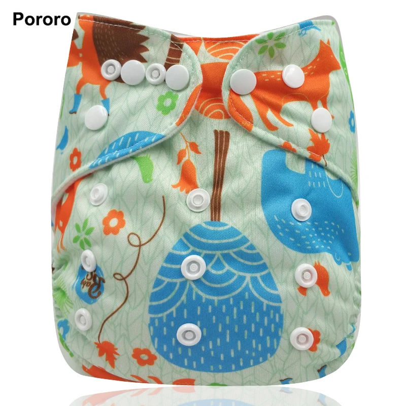 Pororo брендовые 1 шт. водонепроницаемые детские подгузники с цифровой печатью одного размера, многоразовые детские подгузники по оптовой цене